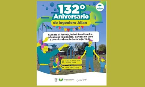 Florencio Varela - Ingeniero Allan festeja su 132° aniversario